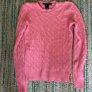 Ralph Lauren pink cashmere sweater size small